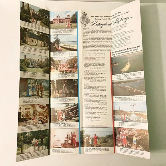 Vintage Shenandoah Valley Natural Chimneys Bridges Virginia Brochures Pamphlets - Picture 10 of 16